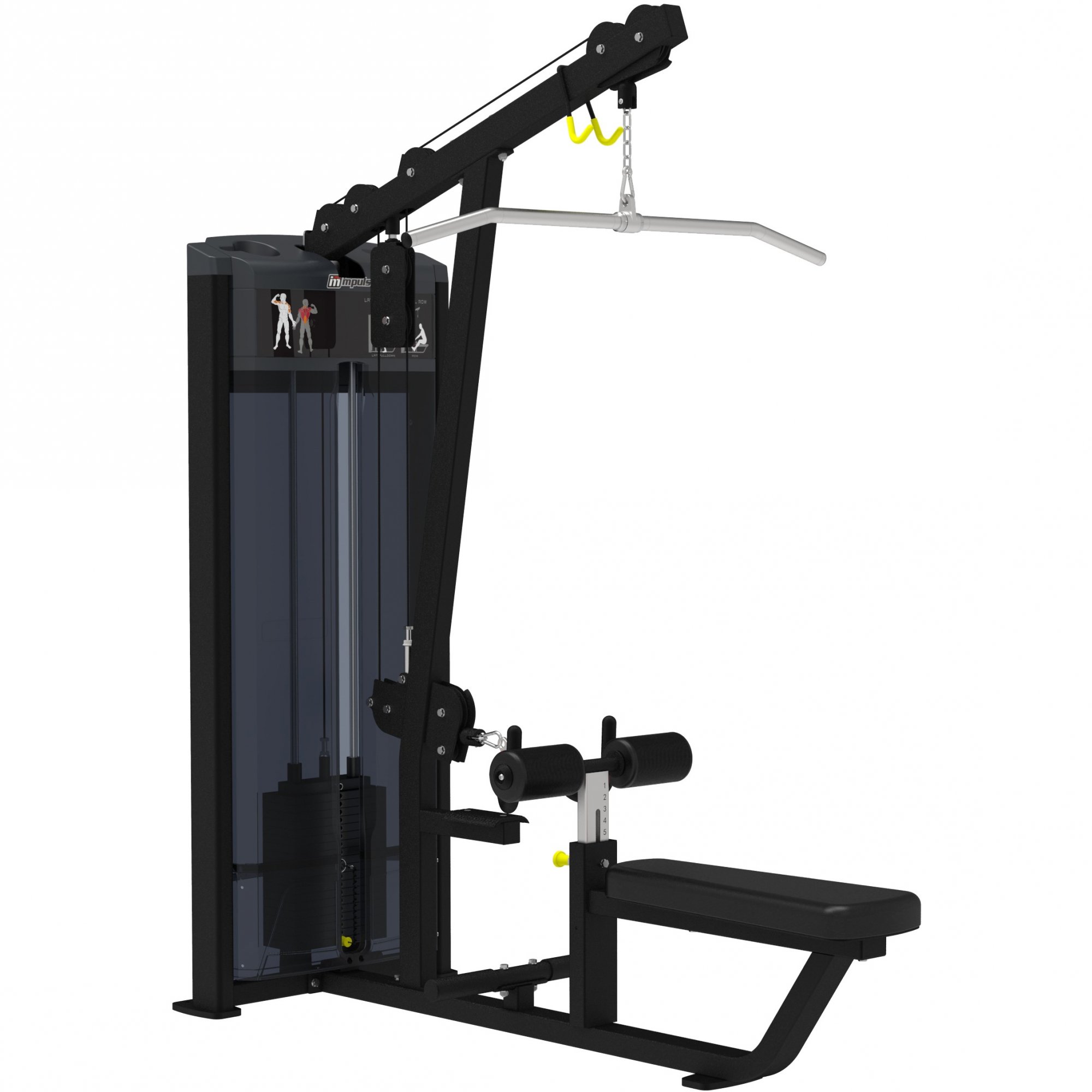 Impulse IF9322 тяга сверху / гребля, профессиональный тренажер