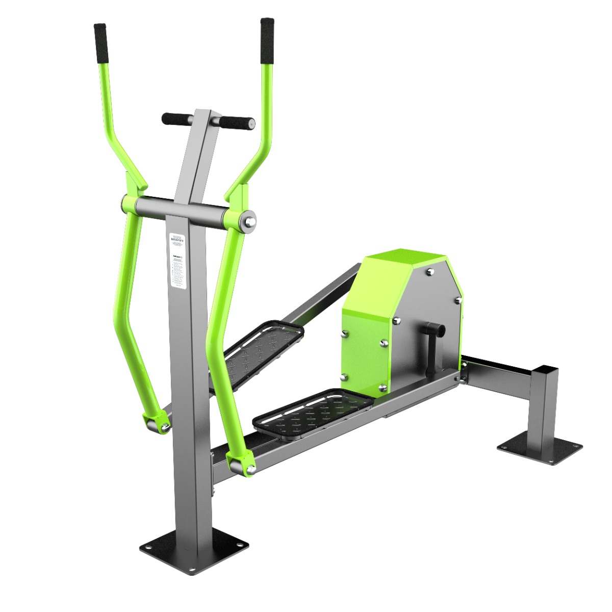 C-1902 Уличный тренажер Эллипсоид с безынерционным нагрузочным механизмом ZAVODSPORTA