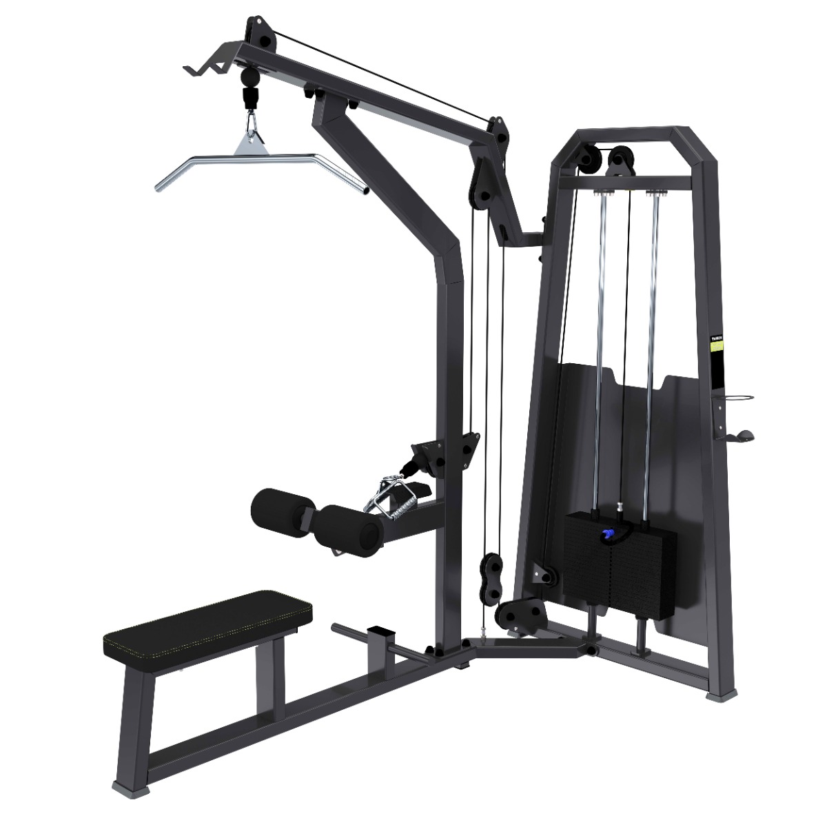 A2085 Тяга сверху. Гребная тяга. Стек 100 кг