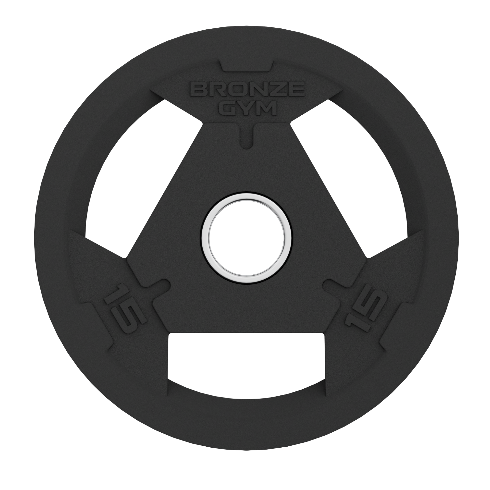 Диск олимпийский BRONZE GYM обрезиненный 15 кг
