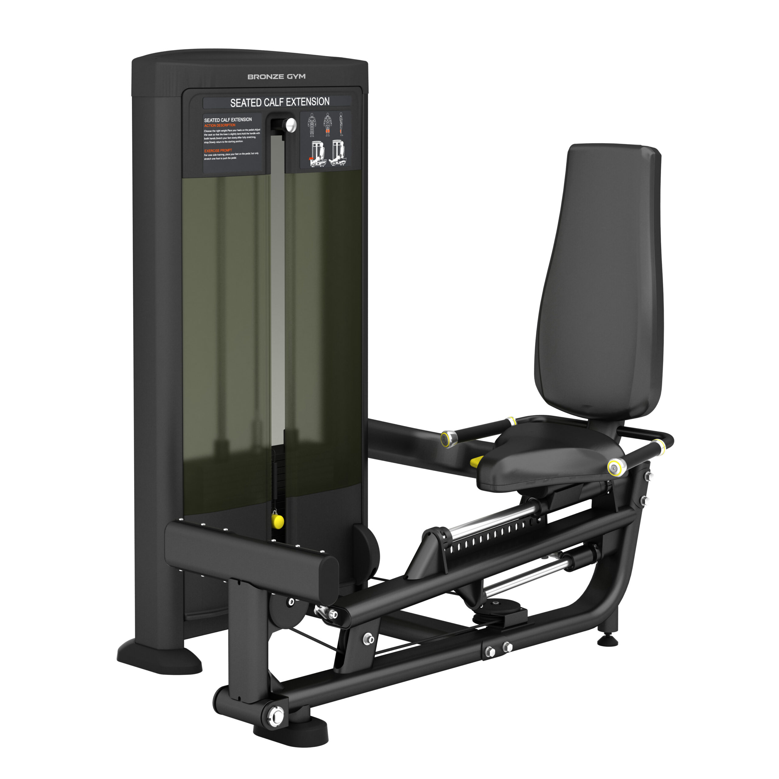 Икроножные сидя профессиональный BRONZE GYM BLANC 93