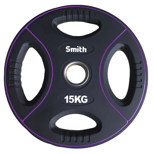 Диск для штанги Smith PUWP12-15 полиуретановый, 15кг