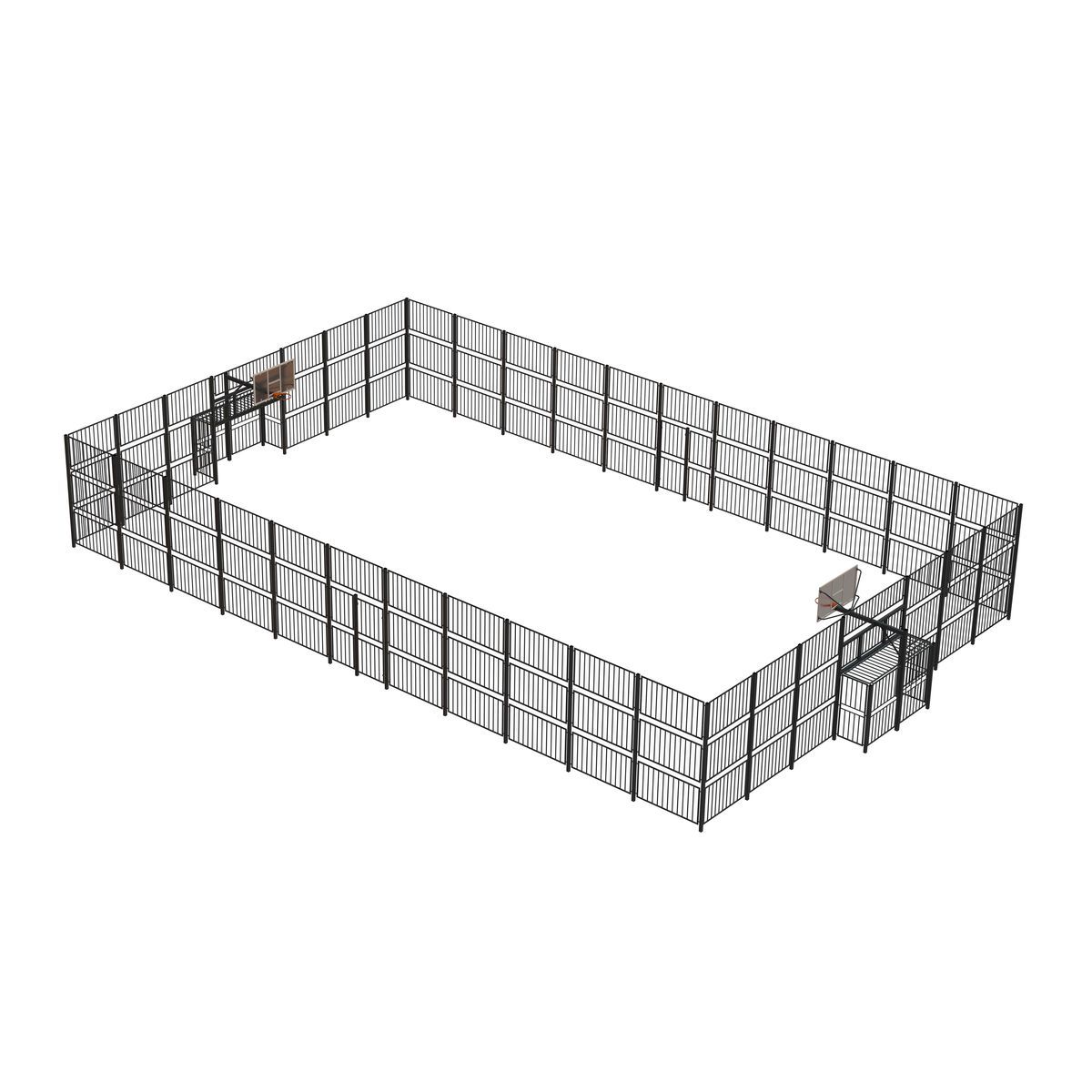 S-1001 Феникс Ограждение спортивной площадки 24х15х3,75 м ZAVODSPORTA