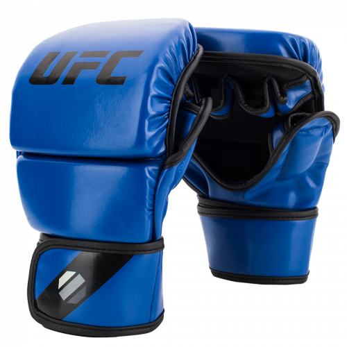 UFC Перчатки MMA для спарринга 8 унций синие L/XL