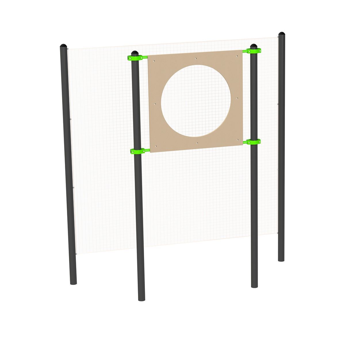 W254 GTO Мишень на стойках круглая (для метания теннисного мяча в цель) D90 см ZAVODSPORTA