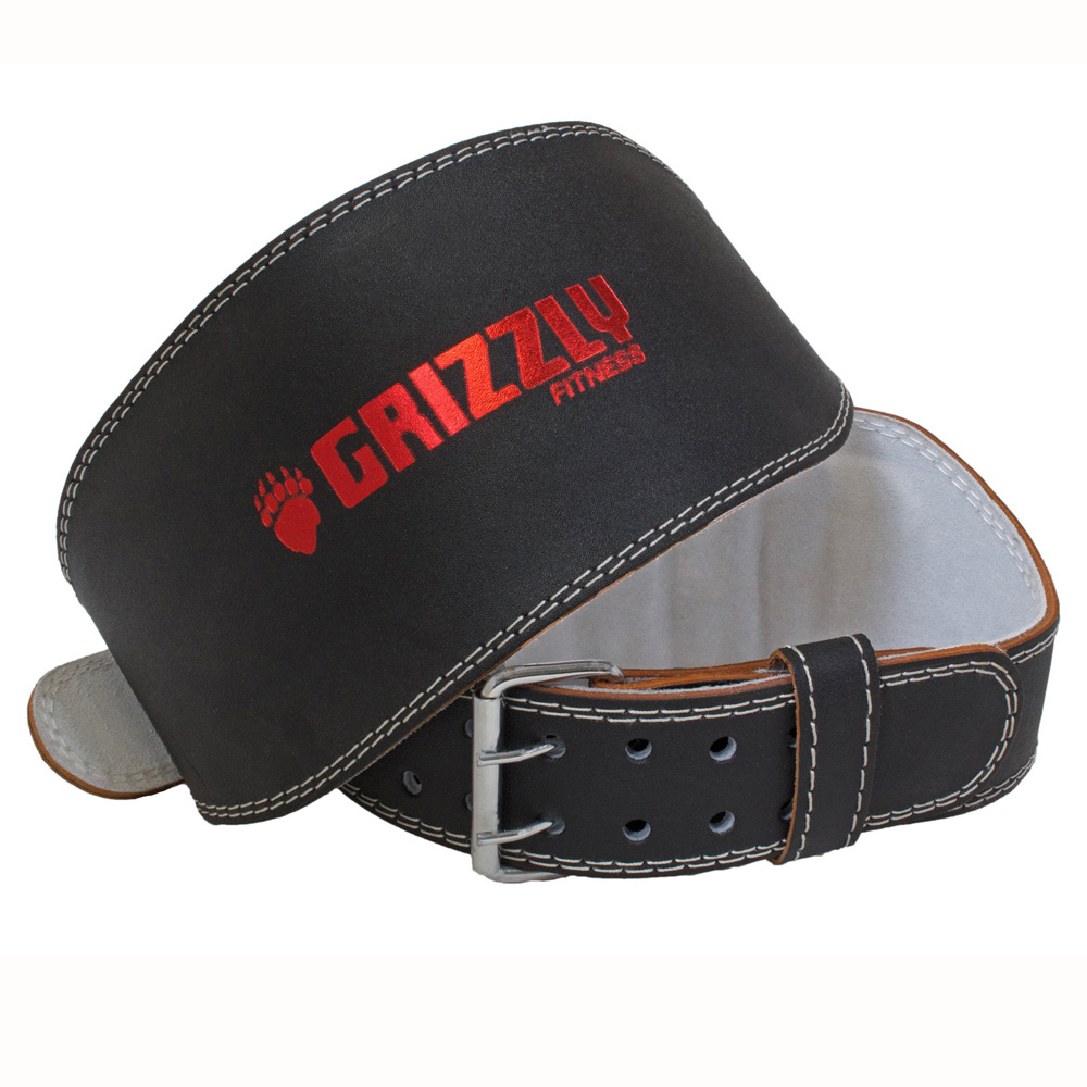 Атлетический пояс GRIZZLY Fitness Enforcer 6″ размер M, 15 см, кожа