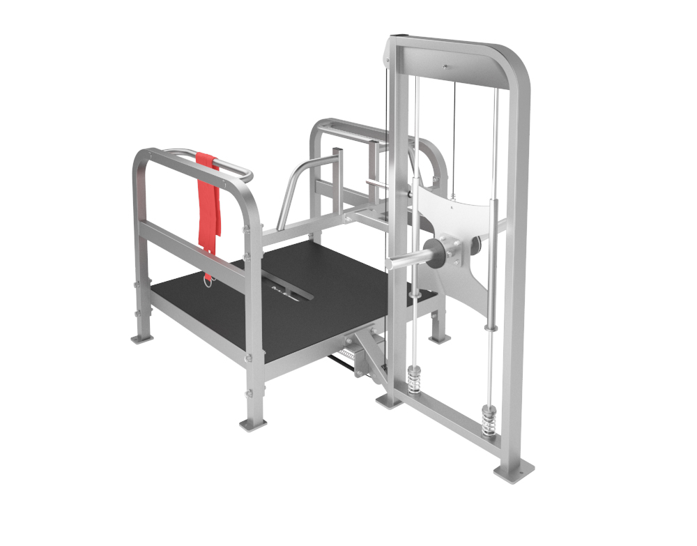 Приседание с поясом FOREMAN FP-113 светло-серебряный