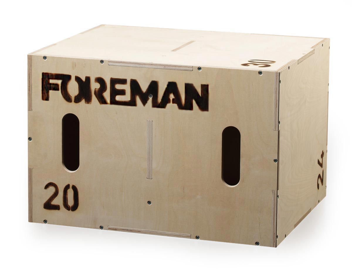 Плиометрических бокс FOREMAN FY-1373 для помещений, фанера, 50 х 60 х 75 см