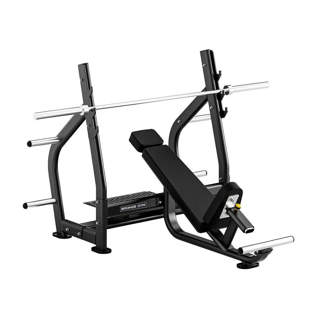 Скамья олимпийская для жима наклонная BRONZE GYM RAVE RE56